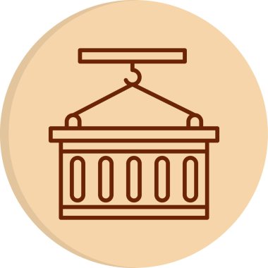 kabuk ağ simgesi vektör illüstrasyonu