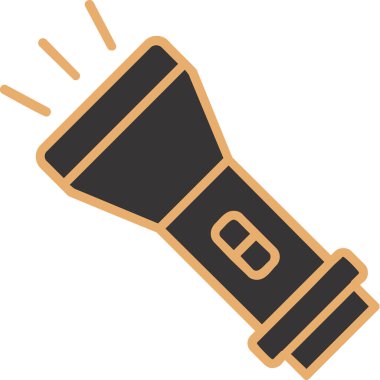 el feneri. Web simgesi basit illüstrasyon