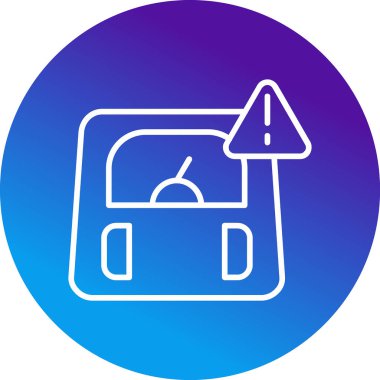 Obezite. Web simgesi basit tasarım   