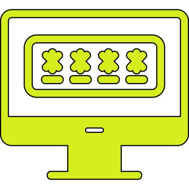password web icon vector illustration 