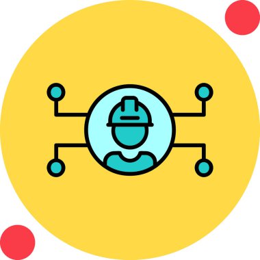 Mühendislik simgesinin vektör çizimi 