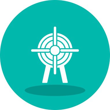 Hedef. Web simgesi basit illüstrasyon 