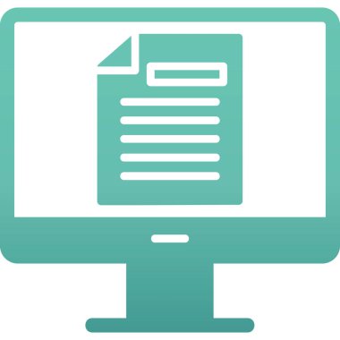 Çevrimiçi Test Ağı simgesi, vektör illüstrasyonu