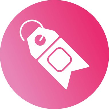 Etiket. Web simgesi basit illüstrasyon