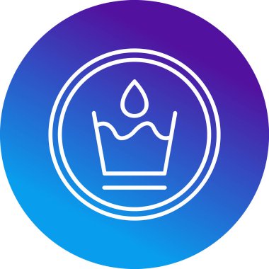 Wasable tabela simgesi, vektör illüstrasyonu