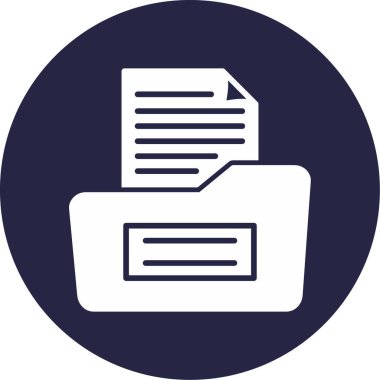 belge dosya simgesi düz biçimli 