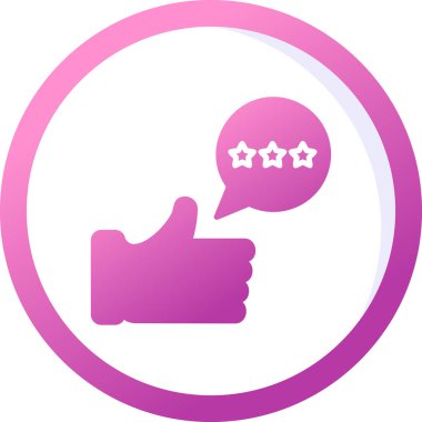 Geri bildirim simgesi, vektör illüstrasyon tasarımı 