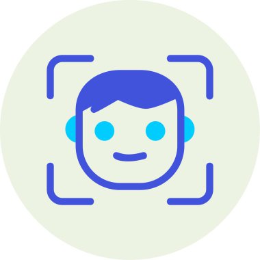 avatar erkek kullanıcı simgesi, yüz kimliği 