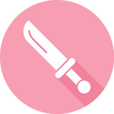 Hançer. Web simgesi basit illüstrasyon 