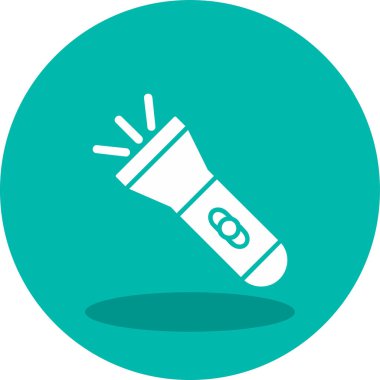 el feneri. Web simgesi basit illüstrasyon