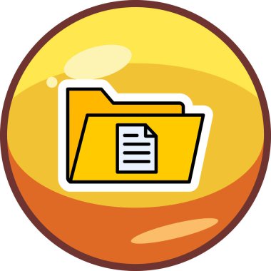 dosya dizini vektör illüstrasyonu