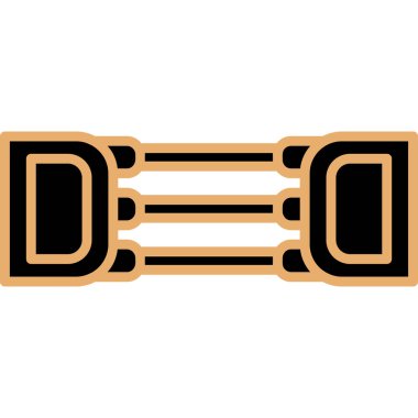 Göğüs açıcı simgesinin web illüstrasyonu