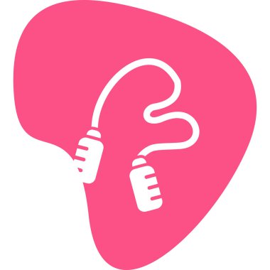 atlama ipi web simgesi, illüstrasyon vektör