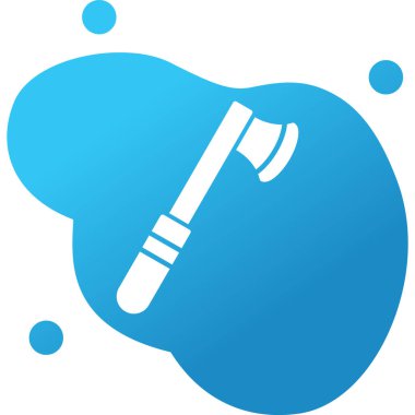 Balta ağ simgesi, vektör illüstrasyonu 