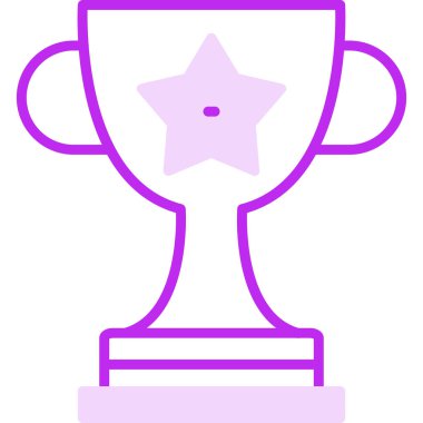 Kupa. Web simgesi basit illüstrasyon 