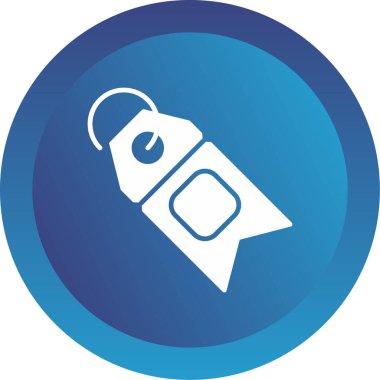 Etiket. Web simgesi basit illüstrasyon