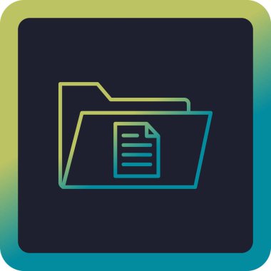 dosya dizini vektör illüstrasyonu