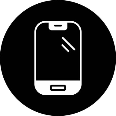 Akıllı telefon. Web simgesi basit illüstrasyon