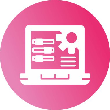 Teçhizat. Web simgesi basit illüstrasyon