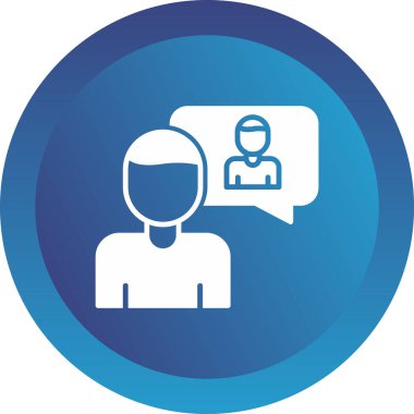 öz farkındalık simgesi, vektör illüstrasyonu basit tasarım