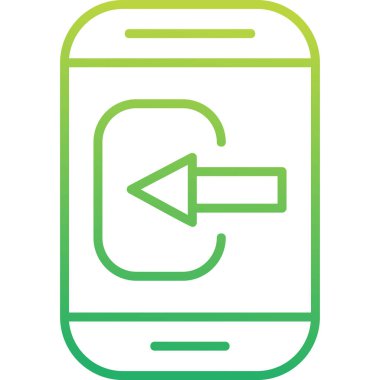 Akıllı Telefon web simgesi basit illüstrasyonunu kontrol et