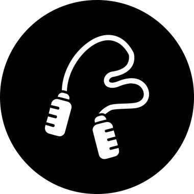 atlama ipi web simgesi, illüstrasyon vektör