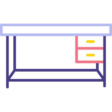 Resepsiyon simge vektör çizim 