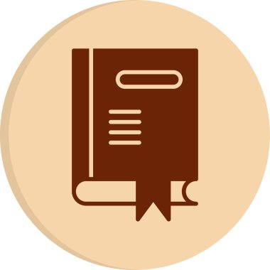 kitap web simgesi, vektör illüstrasyonu 