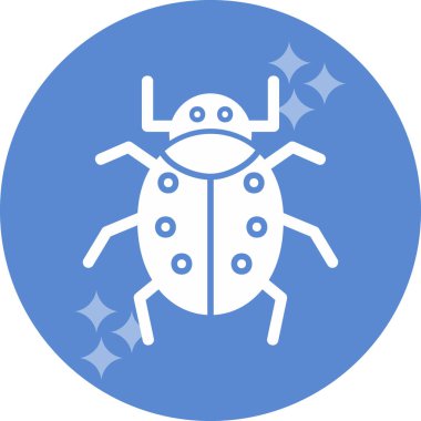 Böcek. Web simgesi basit illüstrasyon 