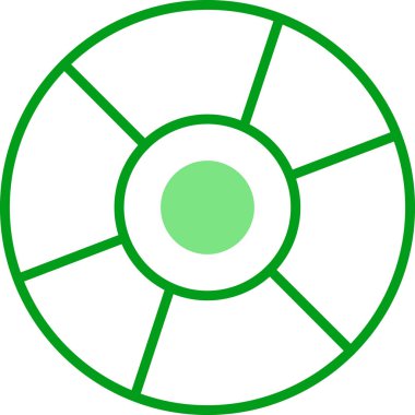 cd disk simgesi, vektör illüstrasyonu basit tasarım