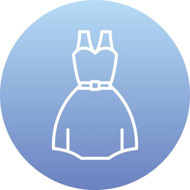 Elbise. Web simgesi basit illüstrasyon 