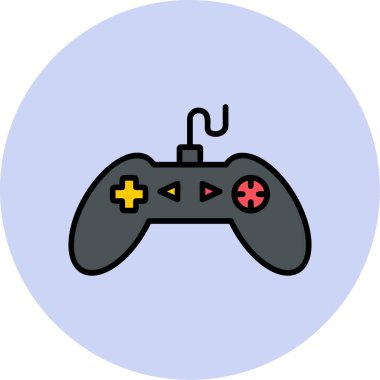 Kontrolör. Web simgesi basit illüstrasyon