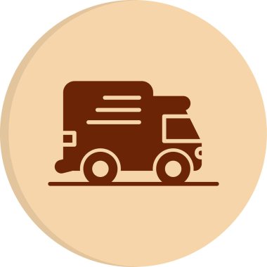 kamyon simgesi, vektör illüstrasyon tasarımı 