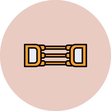 Göğüs açıcı simgesinin web illüstrasyonu