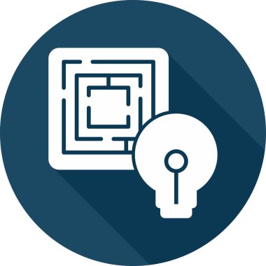 Modern simgenin Problem Çözümünün vektör çizimi      