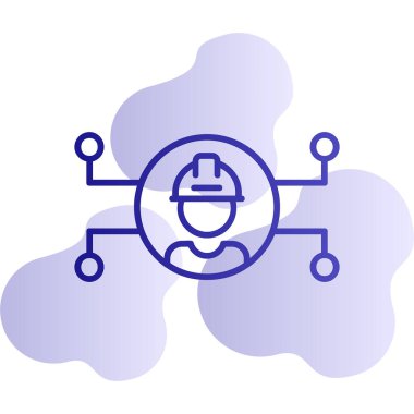 Mühendislik simgesinin vektör çizimi 