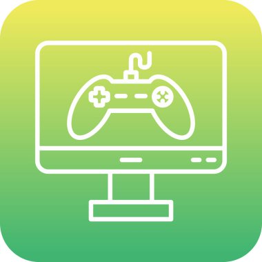 oyun simge vektör çizim 