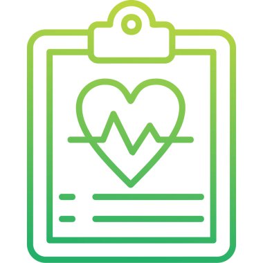 Tıbbi ikonun vektör illüstrasyonu, Sağlık kavramı       