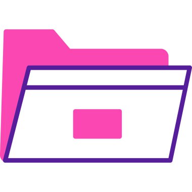 Dosya. Web simgesi basit illüstrasyon 