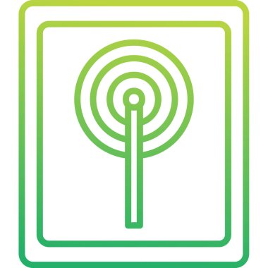 radyo simgesi vektör illüstrasyonu 