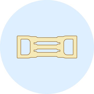 Göğüs açıcı simgesinin web illüstrasyonu