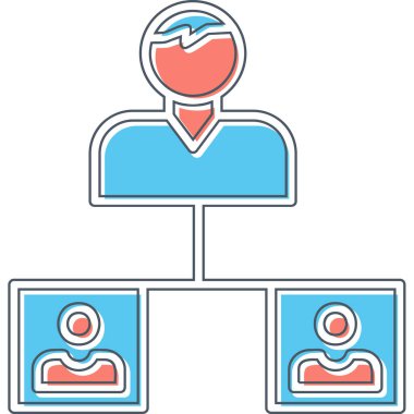 ağ bağlantısı simgesi ana hat biçiminde 