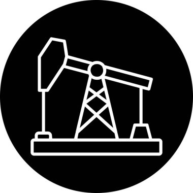 yağ pompası ikon vektör illüstrasyonu 