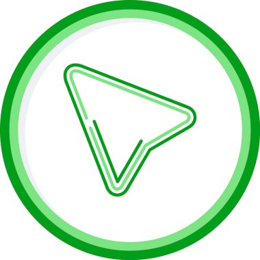 Pointer simgesi ögesinin vektör illüstrasyonu 