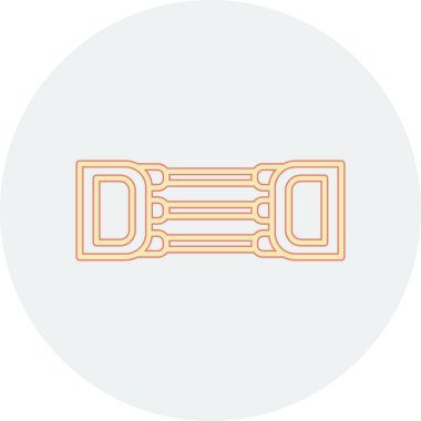 Göğüs açıcı simgesinin web illüstrasyonu