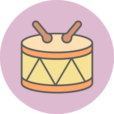 Web simgesi davul, illüstrasyon vektör 