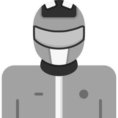 BMX sürücüsü. Web simgesi basit tasarım