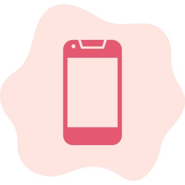 Smartphone web simgesi, vektör çizim 