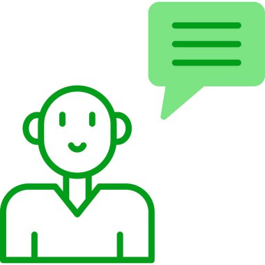 Topluluk Yöneticisi Web simgesi vektör illüstrasyonu