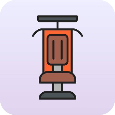 Modern Gym Machine simgesinin vektör çizimi         